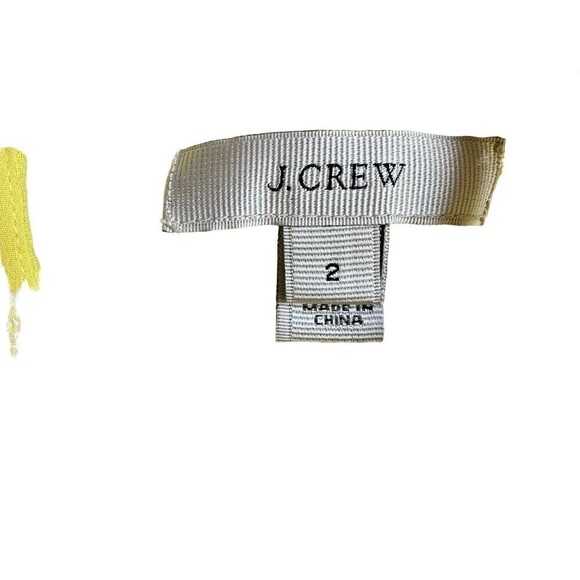 J Crew Women's‎ Yellow Pleated Top Size 2 - Picture 7 of 9
